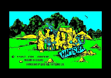 Ninja Hamster (UK) (1987) screen shot title